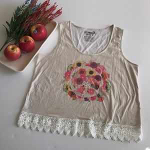 Festival Free by Woodstock Size Extra Large Top